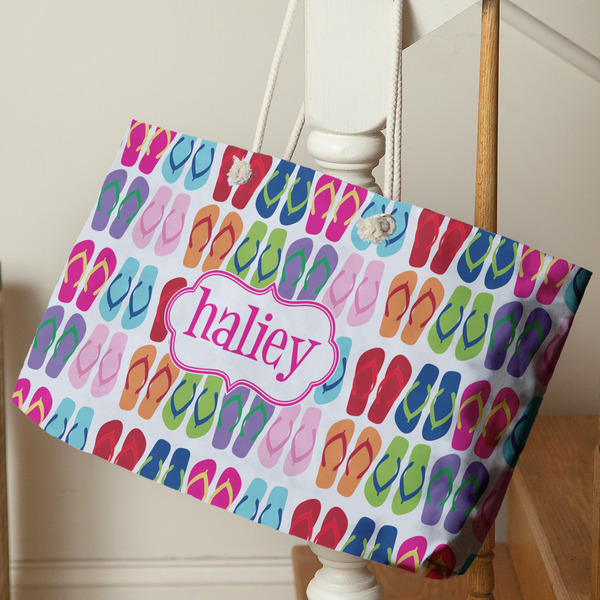 FlipFlop Large Rope Tote - Life Style