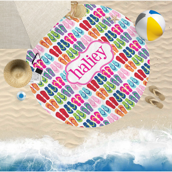 FlipFlop Beach Towel Lifestyle