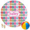 FlipFlop Round Beach Towel (Personalized)