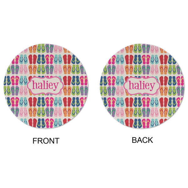 FlipFlop Round Linen Placemats - APPROVAL (double sided)