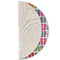 FlipFlop Round Linen Placemats - HALF FOLDED (single sided)