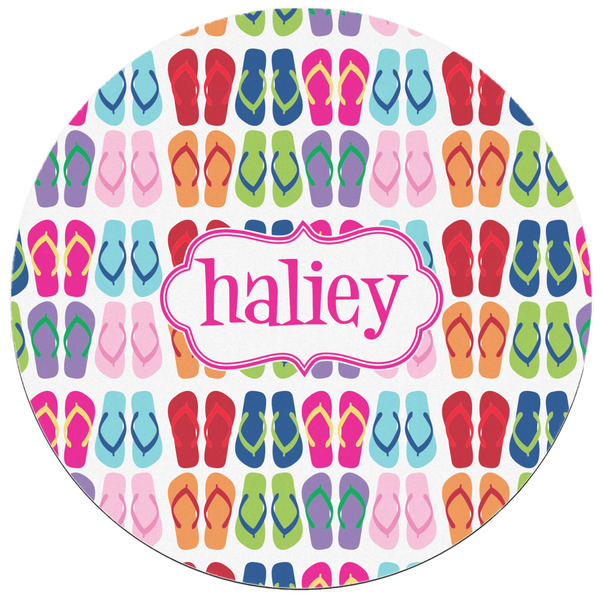 FlipFlop Round Mousepad - APPROVAL