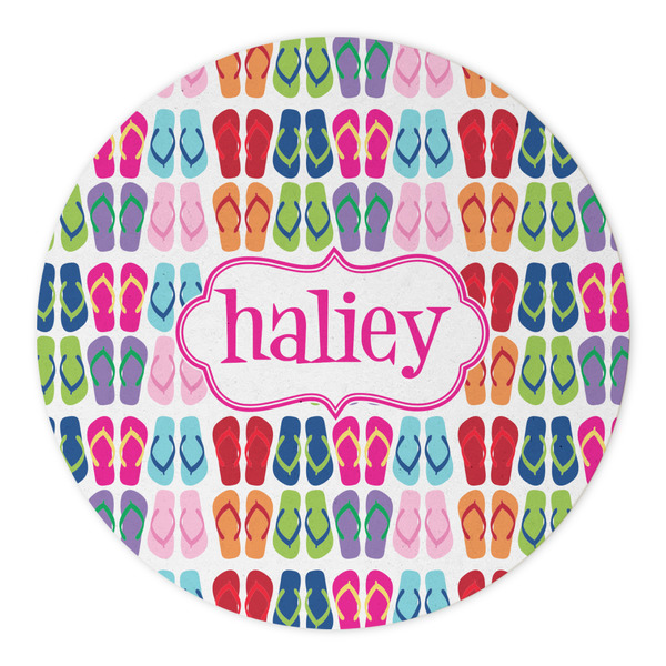 FlipFlop Round Paper Coaster - Approval