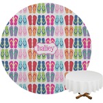 FlipFlop Round Tablecloth (Personalized)