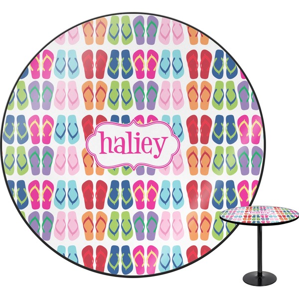 Custom FlipFlop Round Table (Personalized)