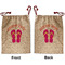 FlipFlop Santa Sack - Front & Back (Personalized)