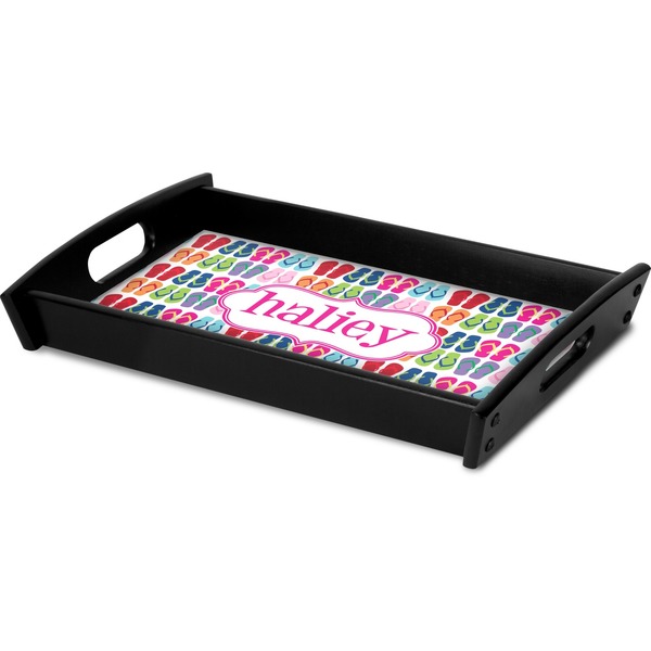 FlipFlop Serving Tray Black - Corner