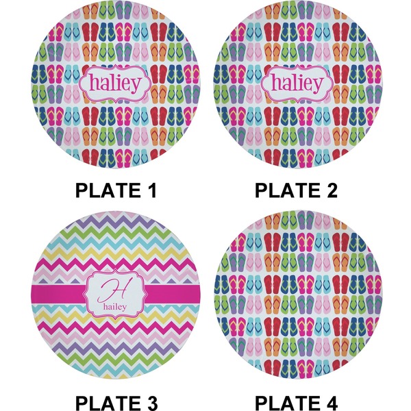 FlipFlop Set of Appetizer / Dessert Plates (Approval)