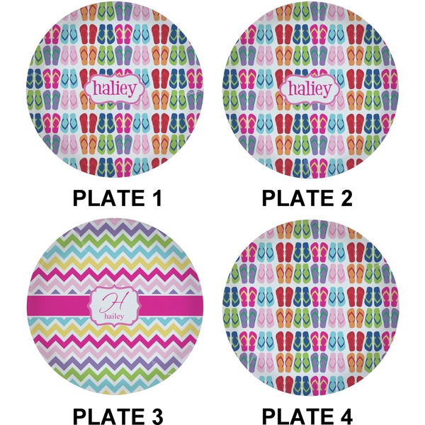 FlipFlop Set of Lunch / Dinner Plates (Approval)