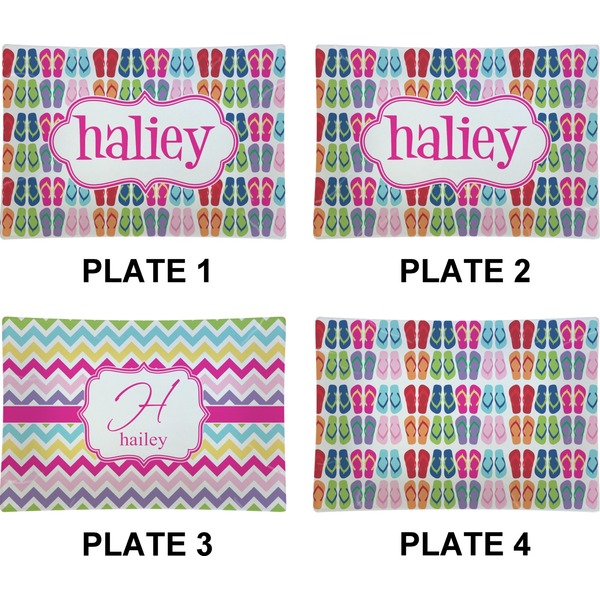 FlipFlop Set of Rectangular Appetizer / Dessert Plates (Approval)