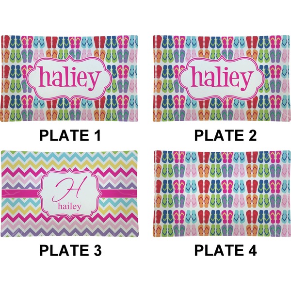 FlipFlop Set of Rectangular Dinner Plates (Approval)