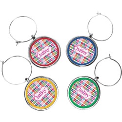 FlipFlop Wine Charms (Set of 4) (Personalized)