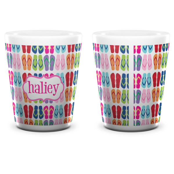 FlipFlop Shot Glass - White - APPROVAL