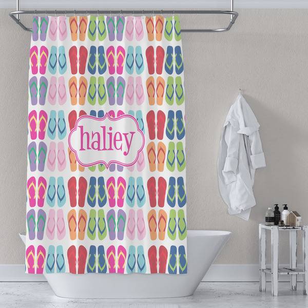 FlipFlop Shower Curtain Lifestyle