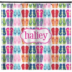FlipFlop Shower Curtain - Custom Size (Personalized)