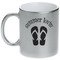 FlipFlop Metallic Silver Mug (Personalized)