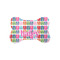 FlipFlop Bone Shaped Dog Food Mat (Small) (Personalized)