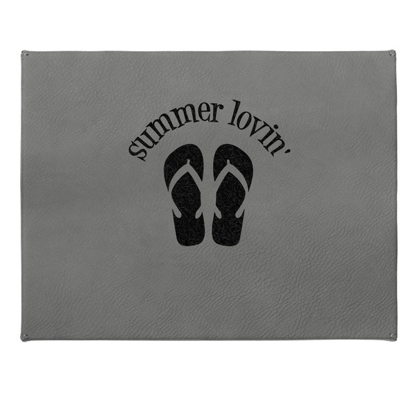 FlipFlop Small Engraved Gift Box with Leather Lid - Approval