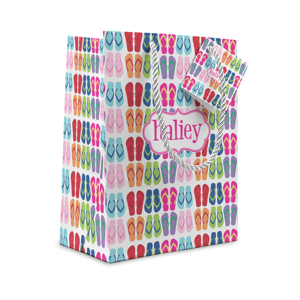 Custom FlipFlop Small Gift Bag (Personalized)