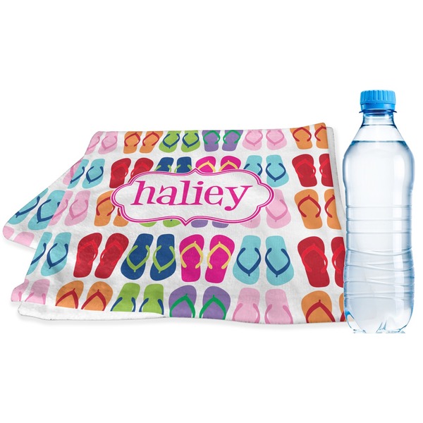 Custom FlipFlop Sports & Fitness Towel (Personalized)