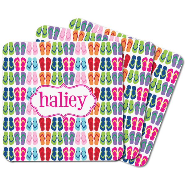 FlipFlop Square Fridge Magnet - MAIN