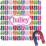 FlipFlop Square Fridge Magnet (Personalized)