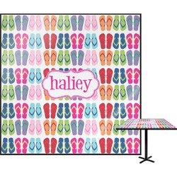FlipFlop Square Table Top - 30" (Personalized)