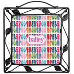 FlipFlop Square Trivet (Personalized)