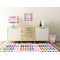 FlipFlop Square Wall Decal Wooden Desk