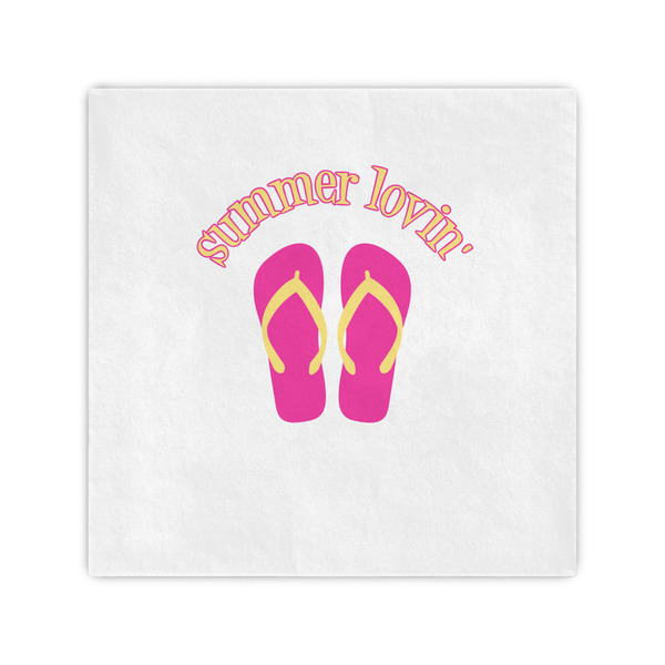 Custom FlipFlop Cocktail Napkins (Personalized)