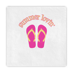FlipFlop Decorative Paper Napkins (Personalized)