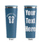 FlipFlop Steel Blue RTIC Everyday Tumbler - 28 oz. - Front and Back