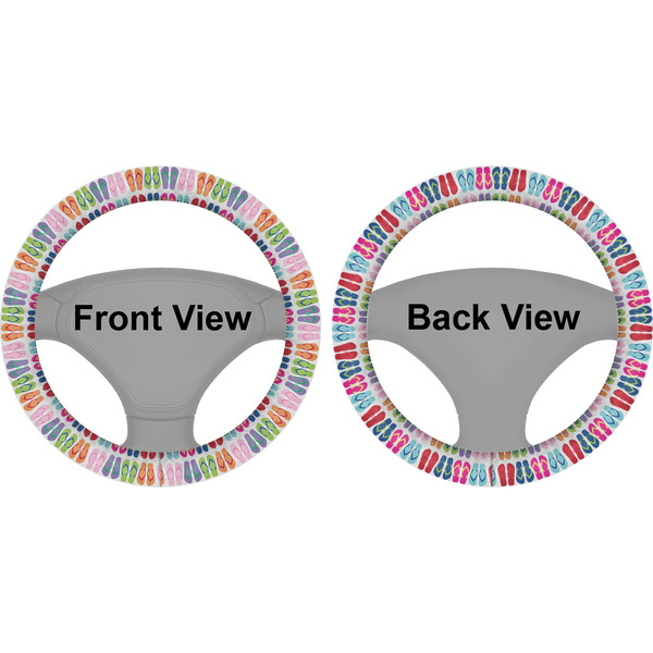 FlipFlop Steering Wheel Cover- Front and Back