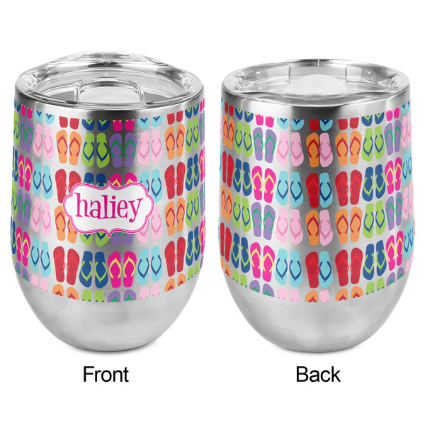 FlipFlop Stemless Wine Tumbler - Full Print - Approval