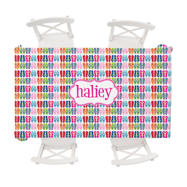 Custom FlipFlop Tablecloth - 58"x102" (Personalized)