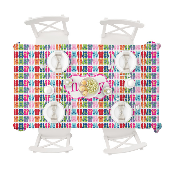 FlipFlop Tablecloths (58"x102") - TOP VIEW