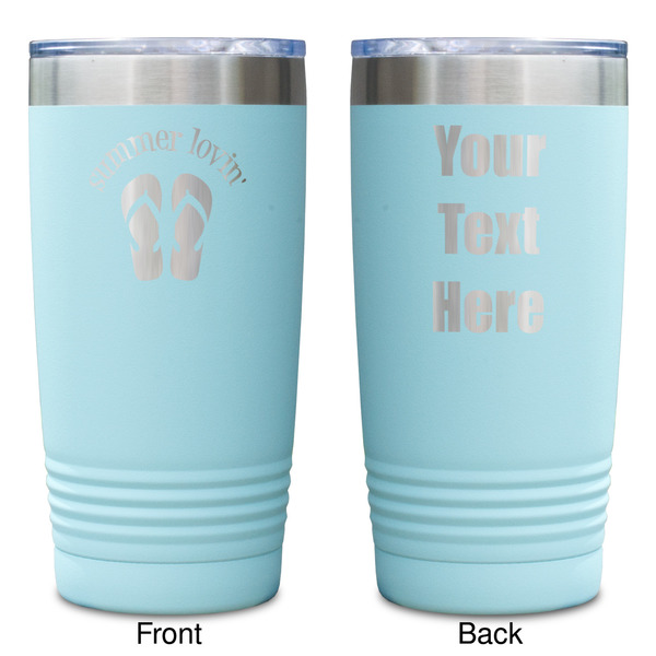 FlipFlop Teal Polar Camel Tumbler - 20oz -Double Sided - Approval