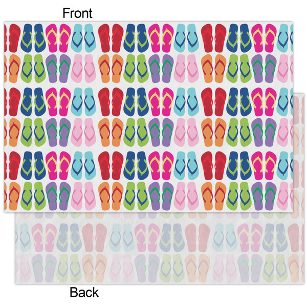 FlipFlop Tissue Paper - Heavyweight - XL - Front & Back