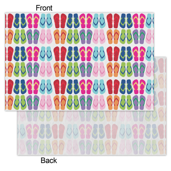 FlipFlop Tissue Paper - Lightweight - Small - Front & Back