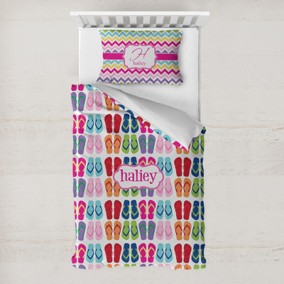 FlipFlop Toddler Bedding w/ Name or Text