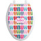 FlipFlop Toilet Seat Decal - Elongated (Personalized)