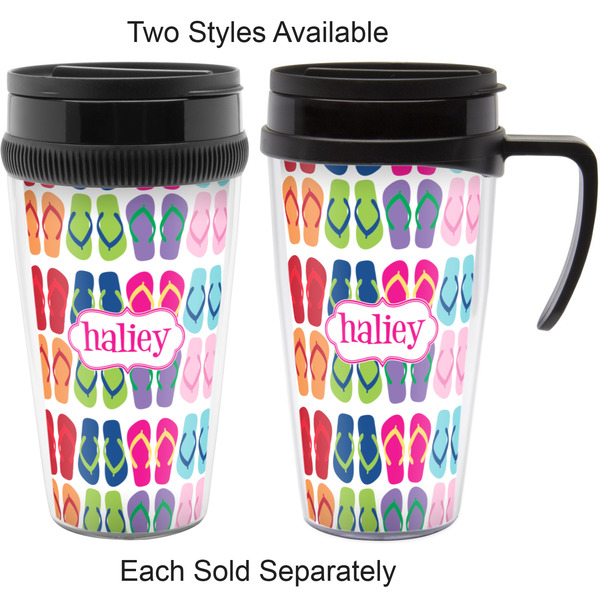 FlipFlop Travel Mugs - with & without Handle