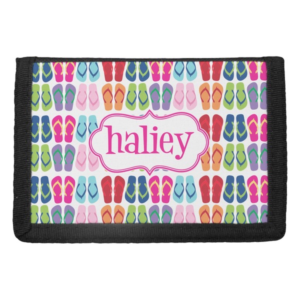 Custom FlipFlop Trifold Wallet (Personalized)