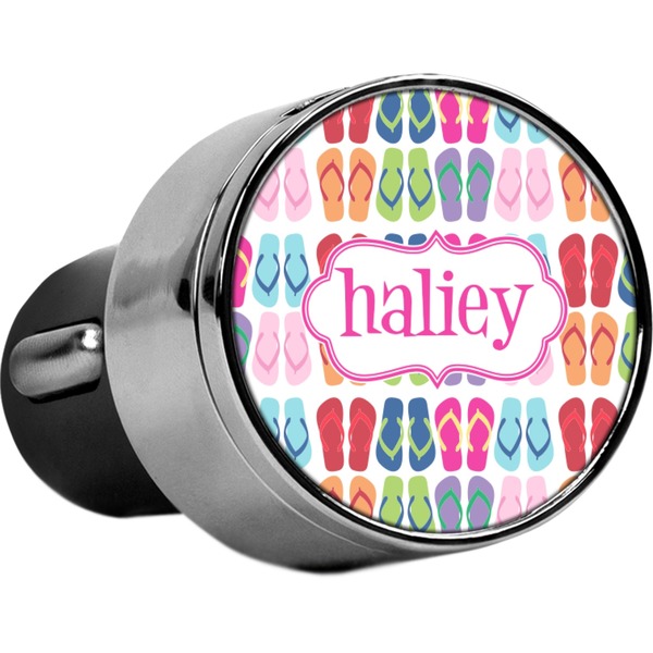 Custom FlipFlop USB Car Charger (Personalized)
