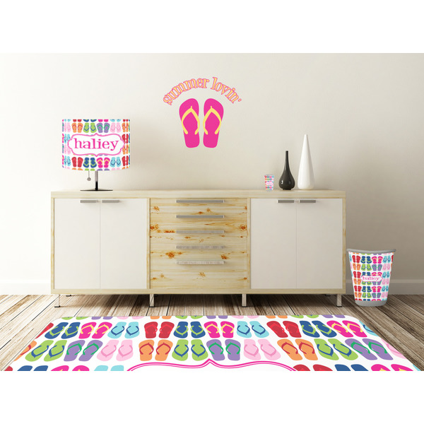 FlipFlop Wall Graphic Decal Wooden Desk