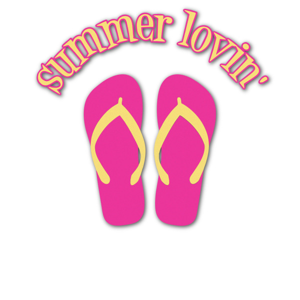 Custom FlipFlop Graphic Decal - XLarge (Personalized)