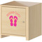 FlipFlop Wall Graphic on Wooden Cabinet