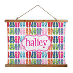 FlipFlop Wall Hanging Tapestry - Wide (Personalized)