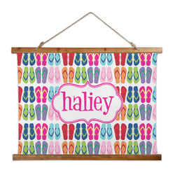 FlipFlop Wall Hanging Tapestry - Wide (Personalized)