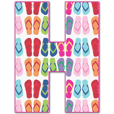 FlipFlop Letter Decal - Custom Sizes (Personalized)